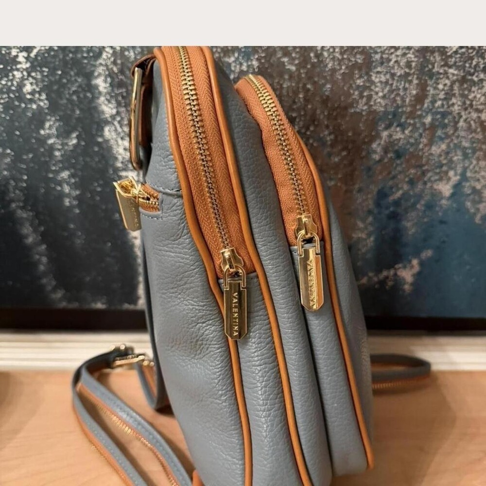Authentic Valentina Italian Leather Convertible E 0 Ab - Picture 3 of 8